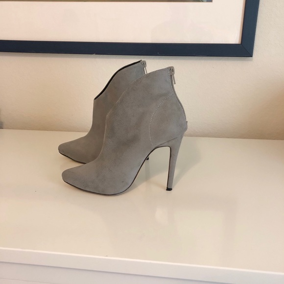 Suede High Heel Bootie - Picture 3 of 7